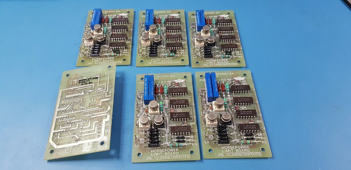 Military Simulator Pump Horsepower Limit Boards