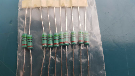 10pcs 50 Ohms 1% 0.5W Welwyn Resistors Metal Film