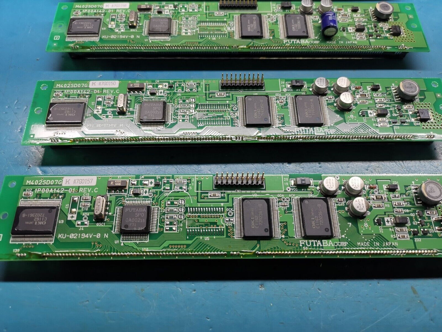 4pcs M402SD07GS VFD VACUUM FLUORESCENT DISPLAY MODULE