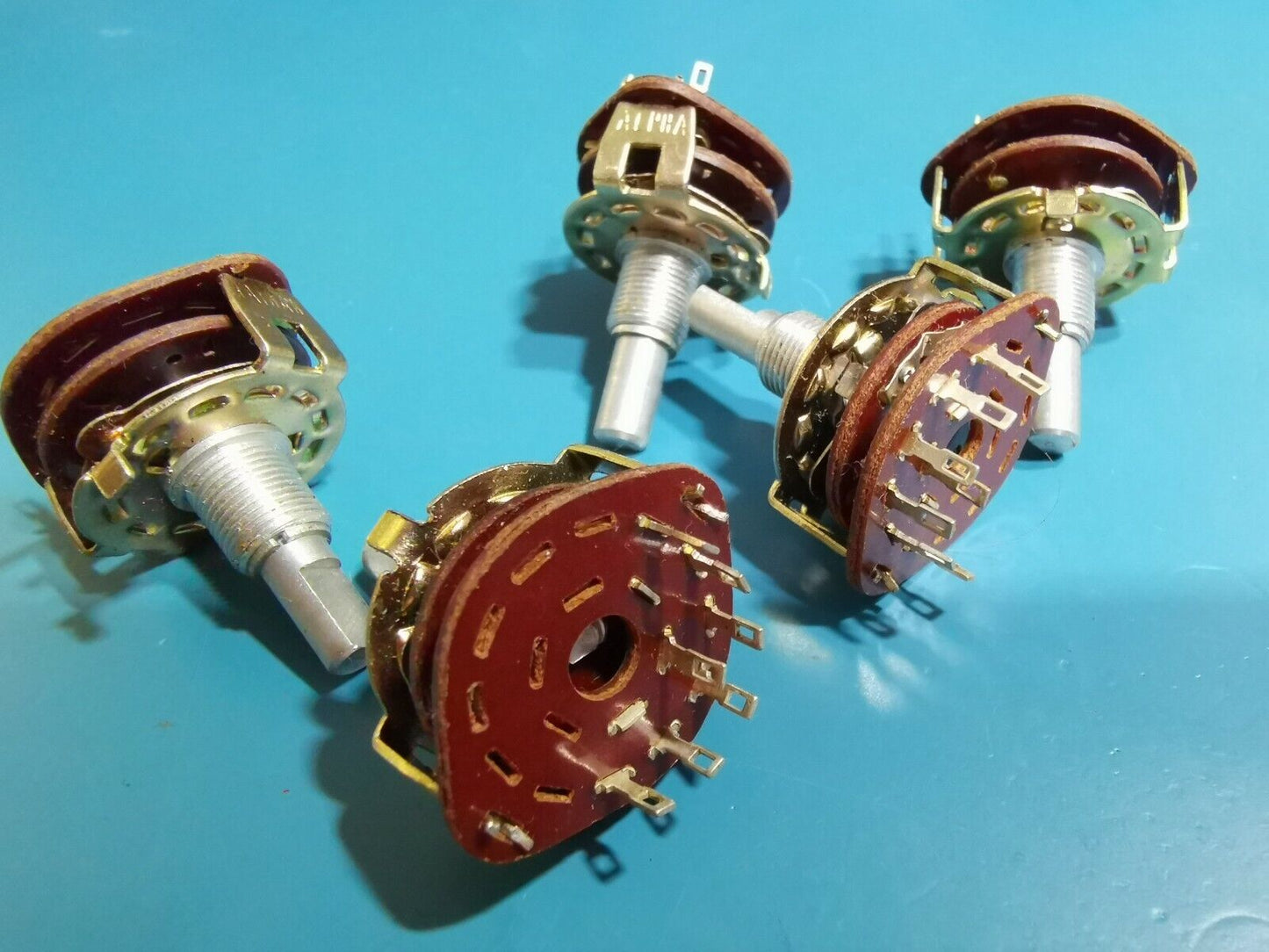 5pcs 1 Pole 6 Position Rotary Switch 11mm / 8mm