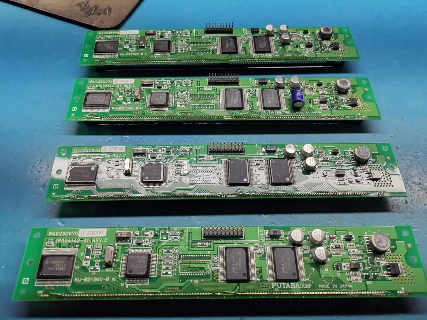 4pcs M402SD07GS VFD VACUUM FLUORESCENT DISPLAY MODULE
