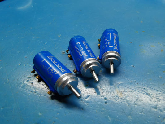 3pcs 10K Bourns Servo Mount Multi Turn Potentiometer 3mm Shaft 3751H-1-103