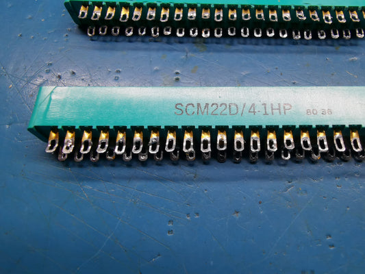 2pcs SCM 44 Pin PCB Edge Connector Used In Apple One And HP Agilent Test Gear