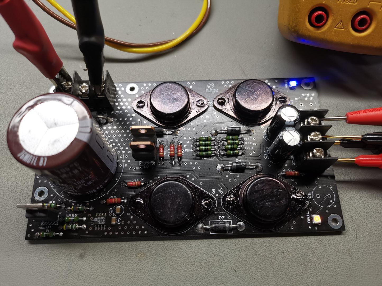 Op Amp Power Supply Single Rail To Dual Rail Converter Linear Type 250mA