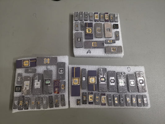 De Capped IC Joblot Military And Non Military IC Lots For Science Silicon Wafer
