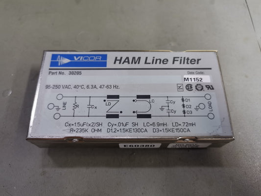 VICOR Power Entry EMI RFI Filter HAM Line Filter 6.3A 250 VAC