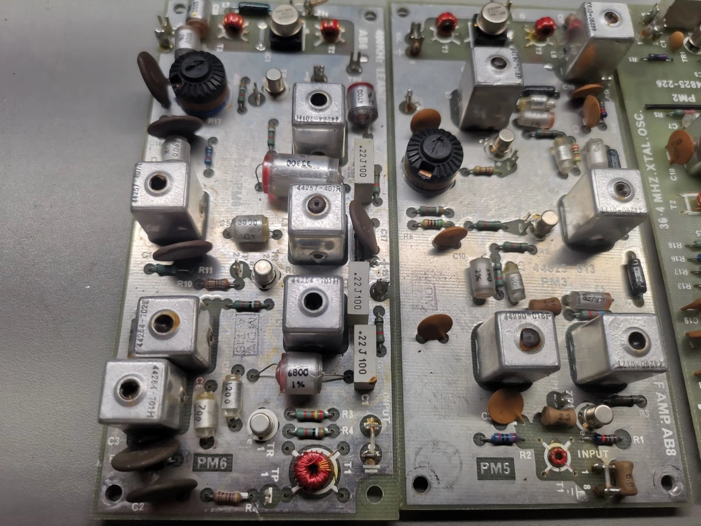 Various Marconi TF 2370 Spectrum Analyzer PCB