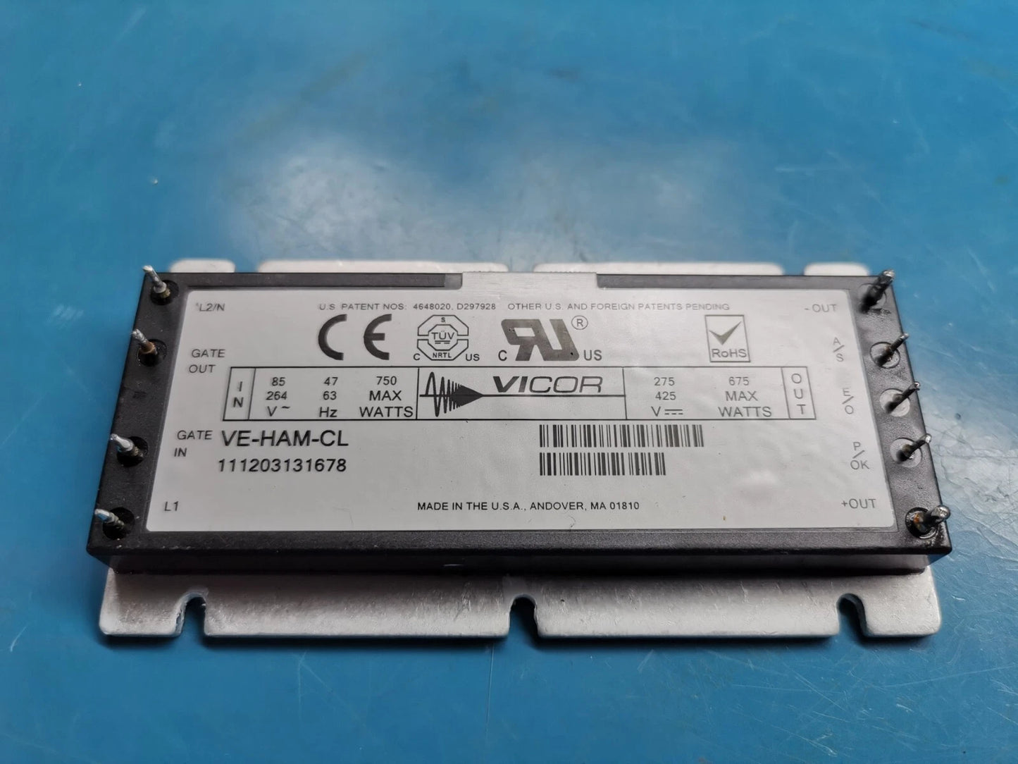 Vicor VE-HAM-CL AC To DC Converter Module 675W Max