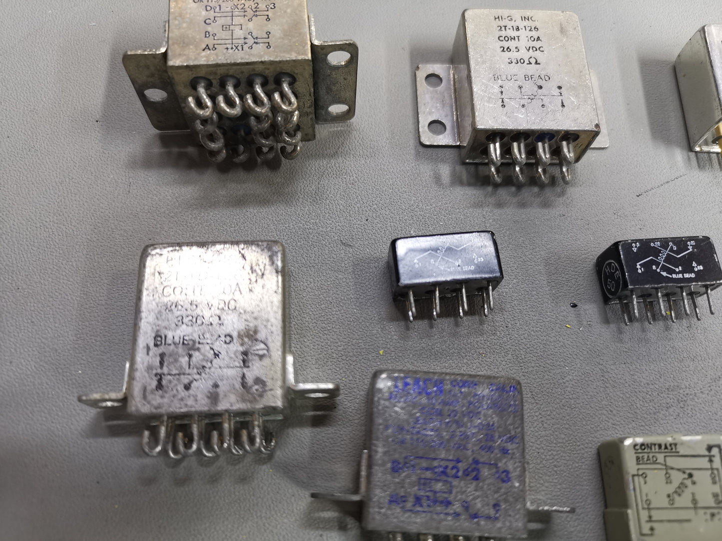 Military Relay Joblot Various Configuration and Specs