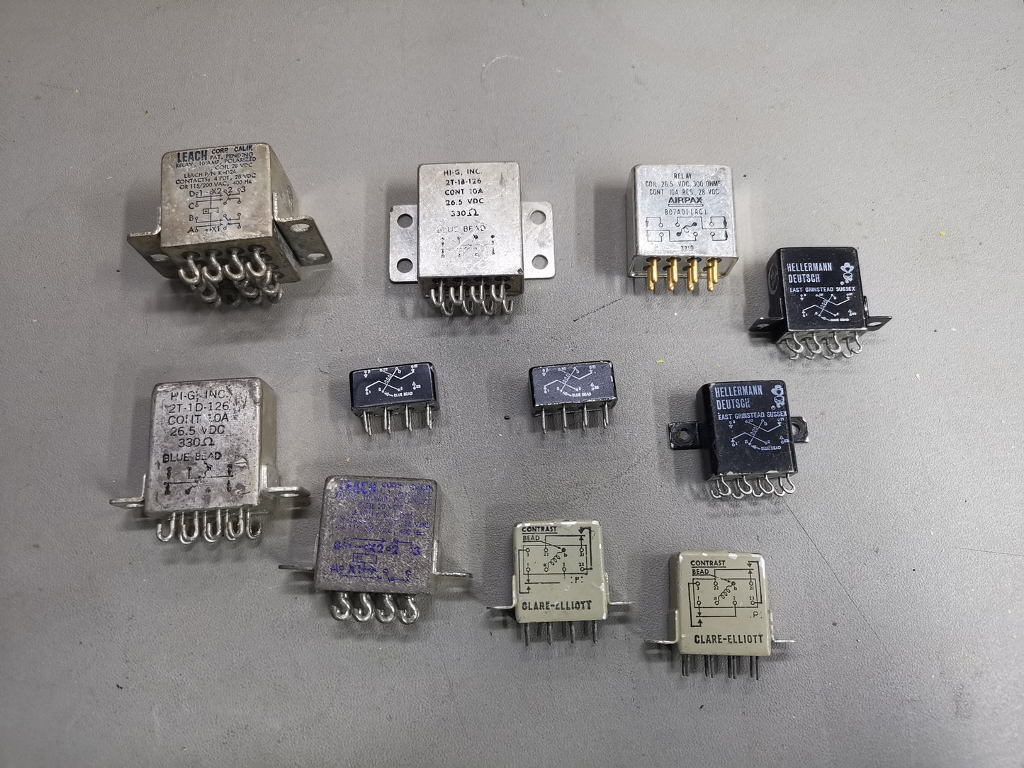 Military Relay Joblot Various Configuration and Specs