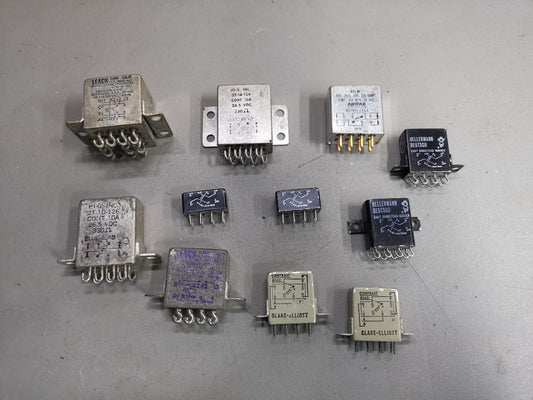 Military Relay Joblot Various Configuration and Specs