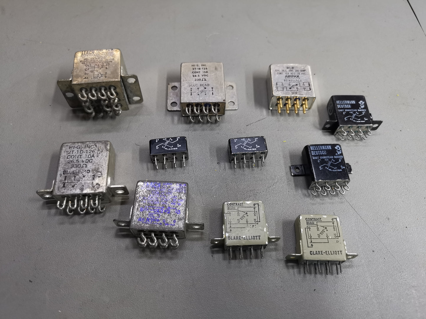 Military Relay Joblot Various Configuration and Specs