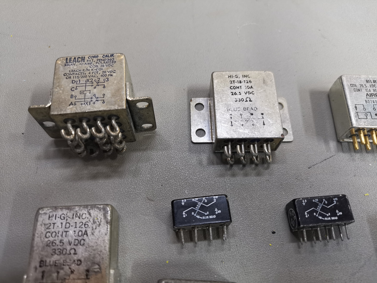 Military Relay Joblot Various Configuration and Specs