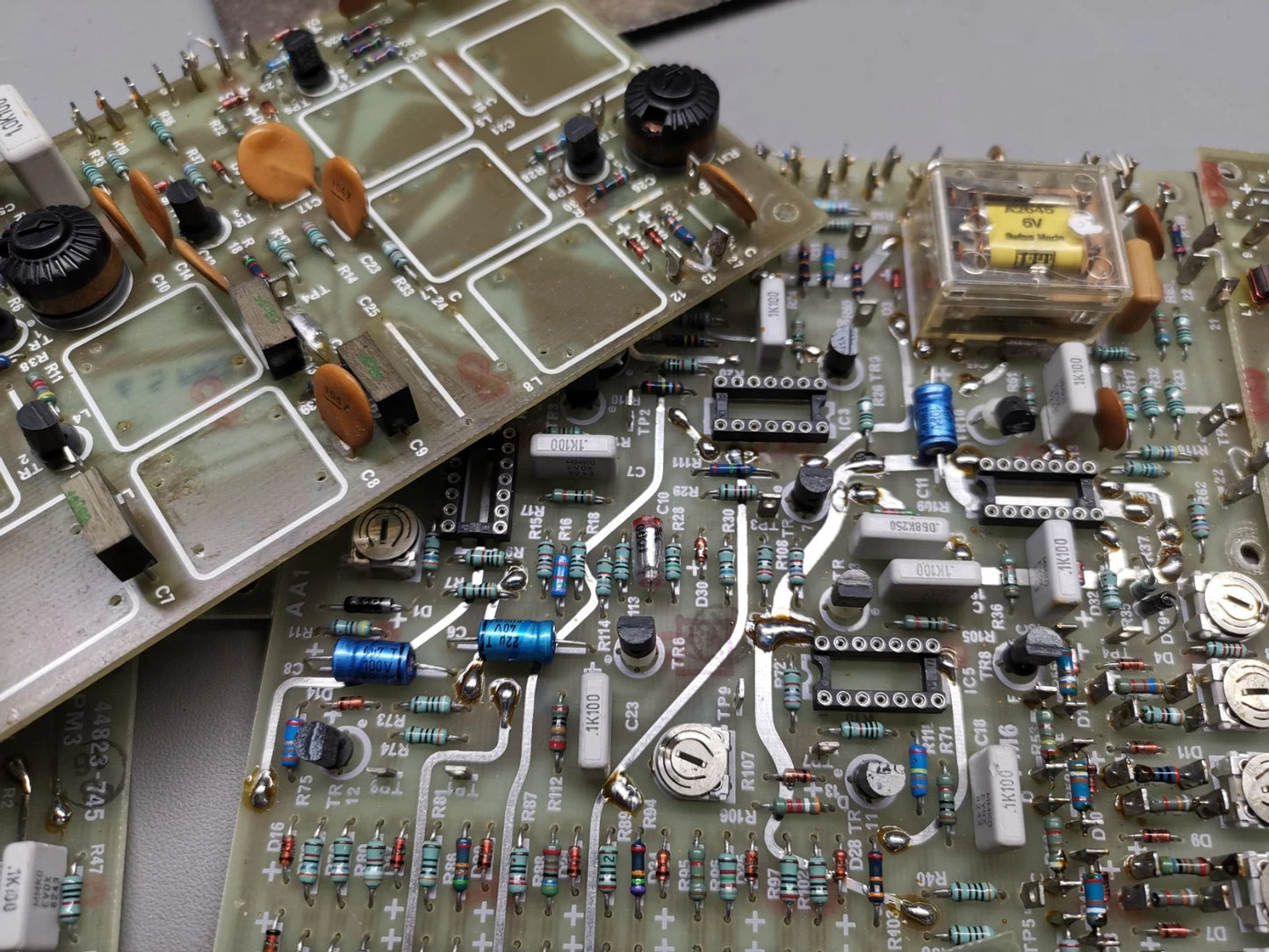 Various Marconi TF 2370 Spectrum Analyzer PCB