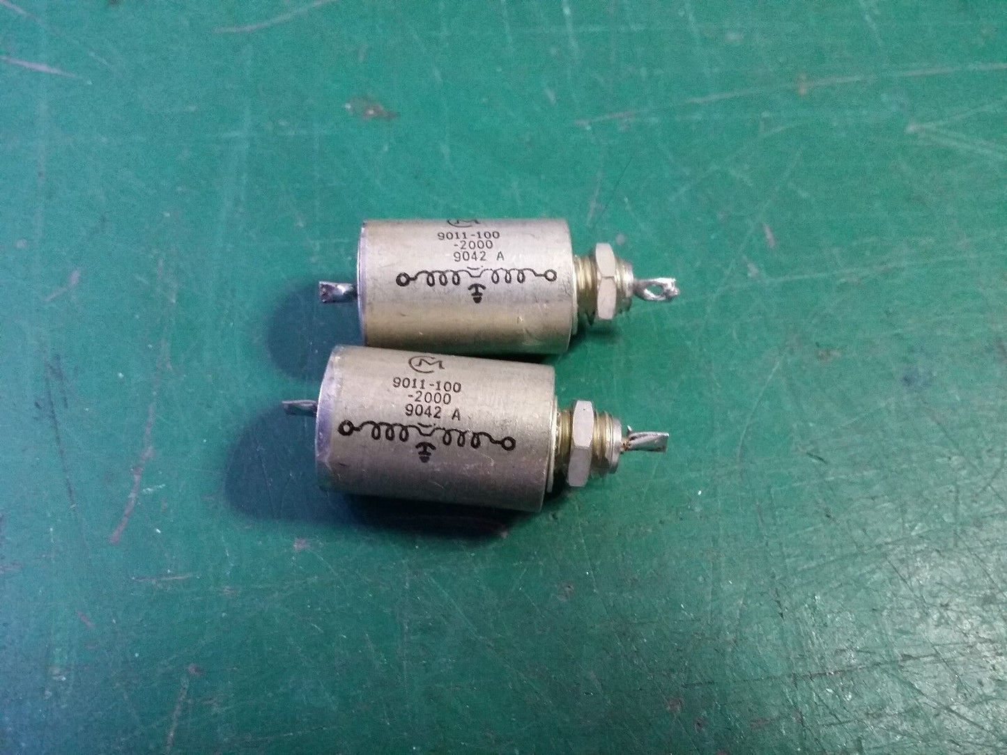 2pcs 0.47uF Feed Through Capacitor RF Power line Filter