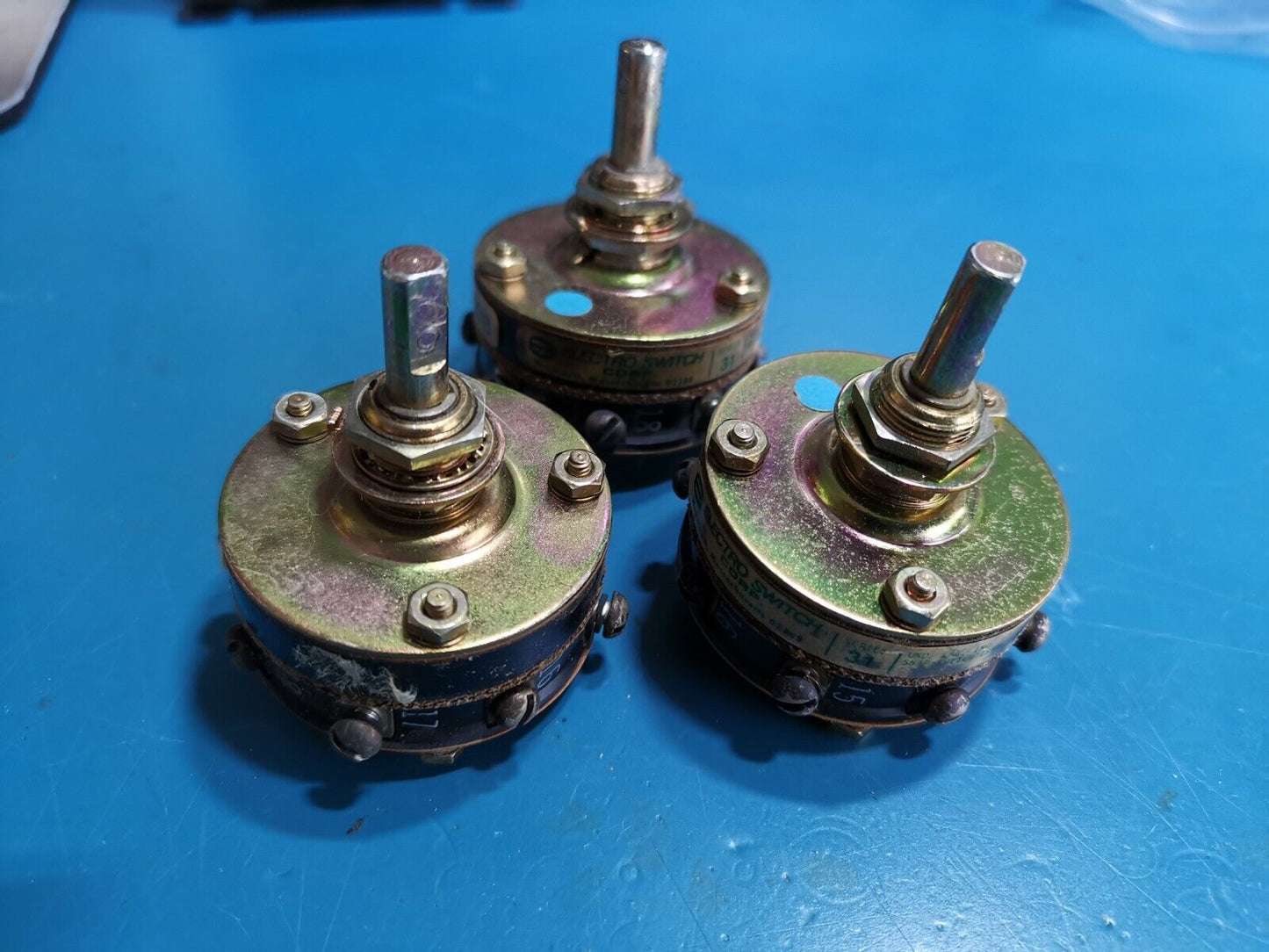 3pcs UND LAB 1 Pole 7 position Rotary Switch 5A 30V DC