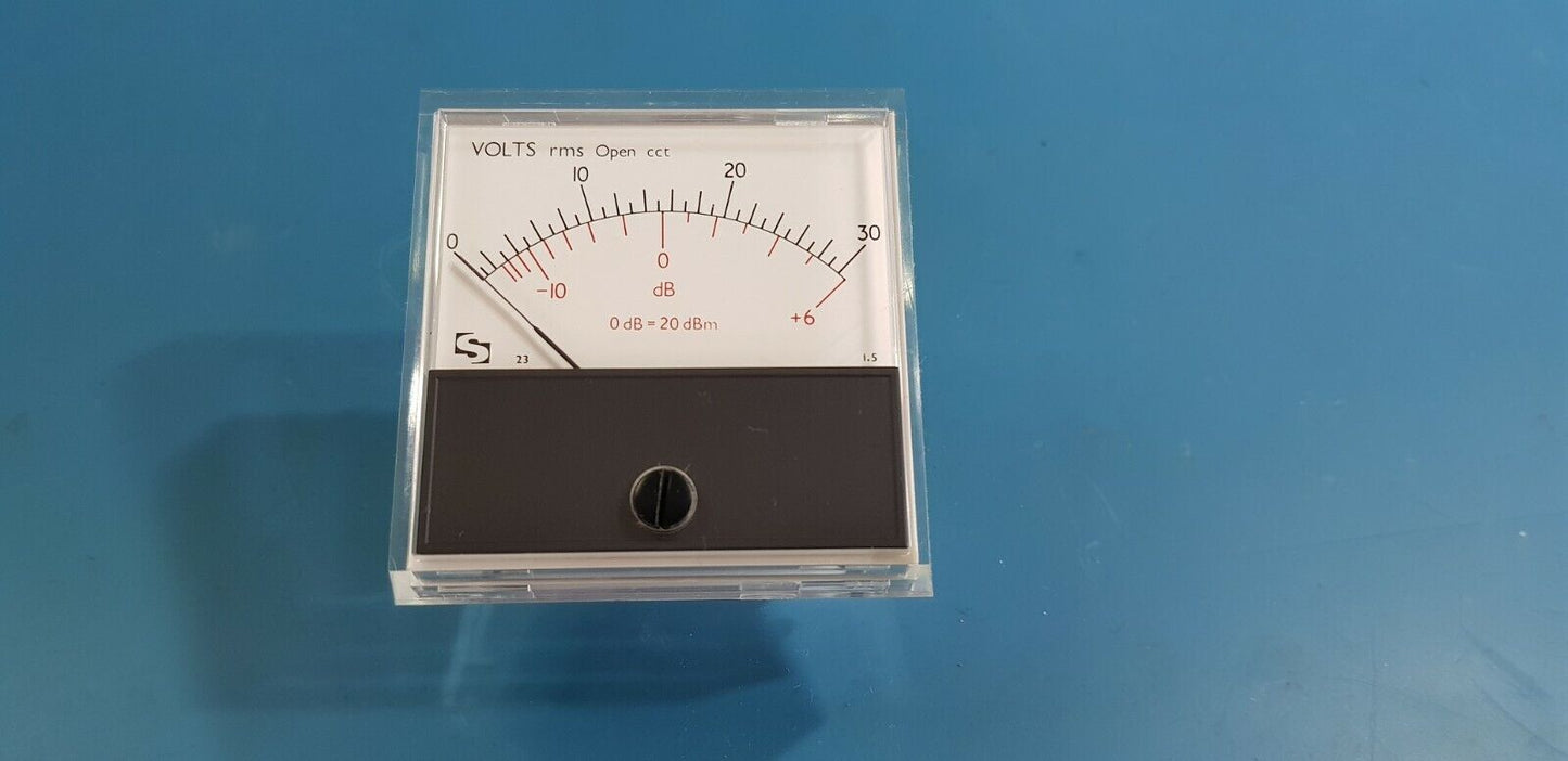 Volts And dB Analog Panel Meter Gould J3B Signal Generator Analog Panel Meter