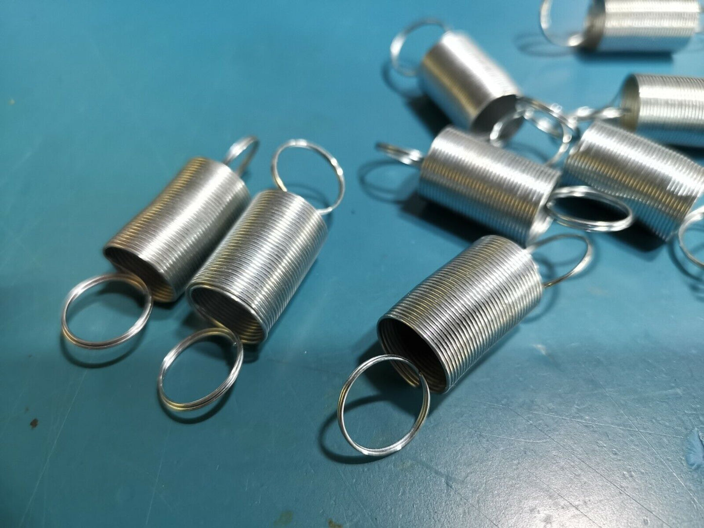 SPHK55A Steel Extension Spring 10pcs  15mm Diameters 55mm Length