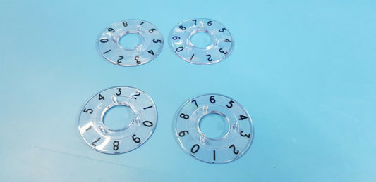 Elma Knob Numbering 0 To 9 4pcs