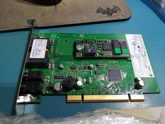 V.92 Voice Data Fax Modem MultiTech MultiModem ZPX MT9234ZPX-PCIE  With CD Rom