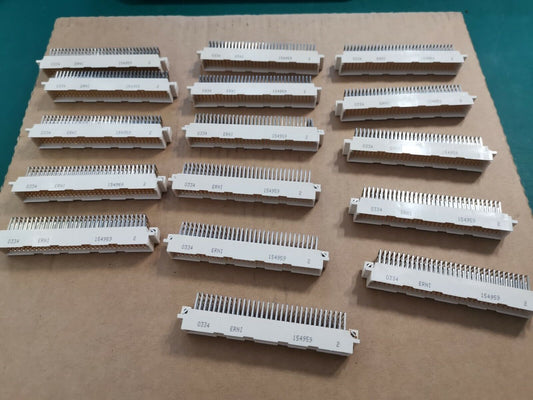 ERNI 128 Way 4 Row Straight DIN 41612 Connector PCB Mount