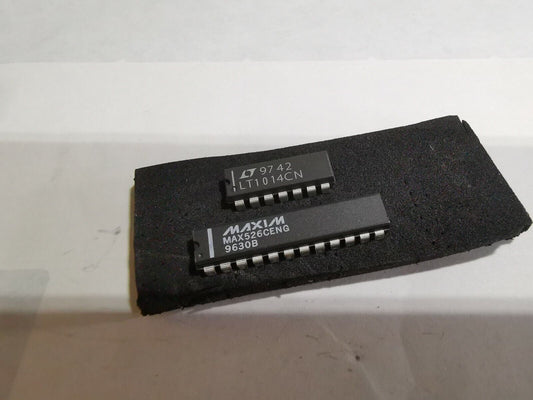Genuine MAX526CENG Calibrated Quad 12 Bit DAC And LT1014CN Precision Op Amp
