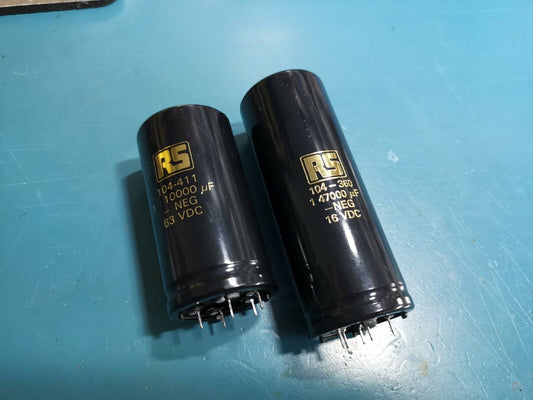 Genuine RS 47000uF 16v And 10000uF 63v Capacitor