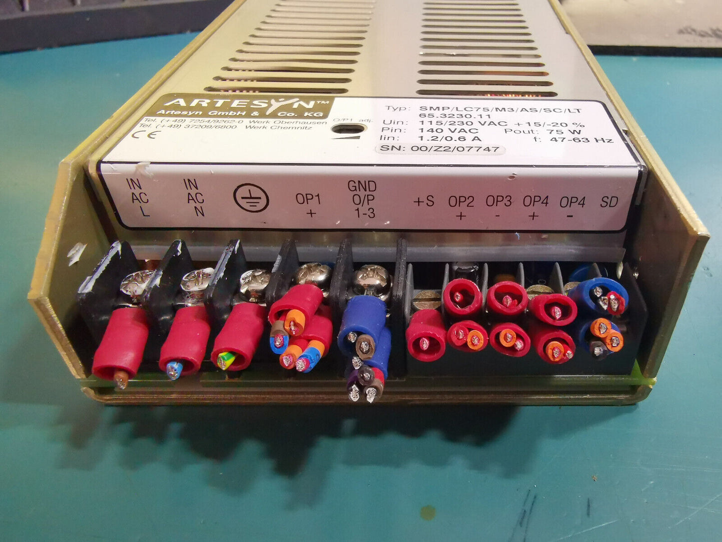 Artesyn Switching Power Supply SMP/LC75/M3/AS/SC/LT