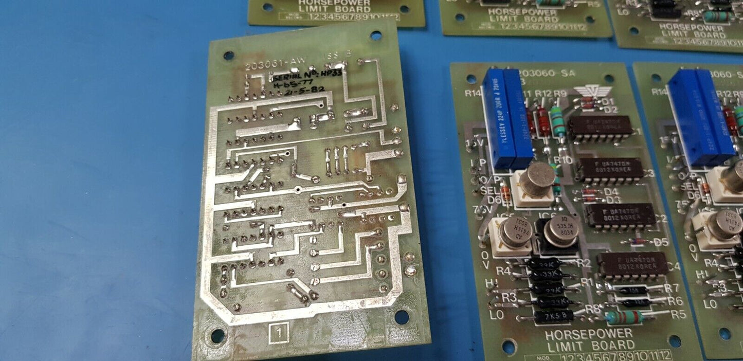 Military Simulator Pump Horsepower Limit Boards