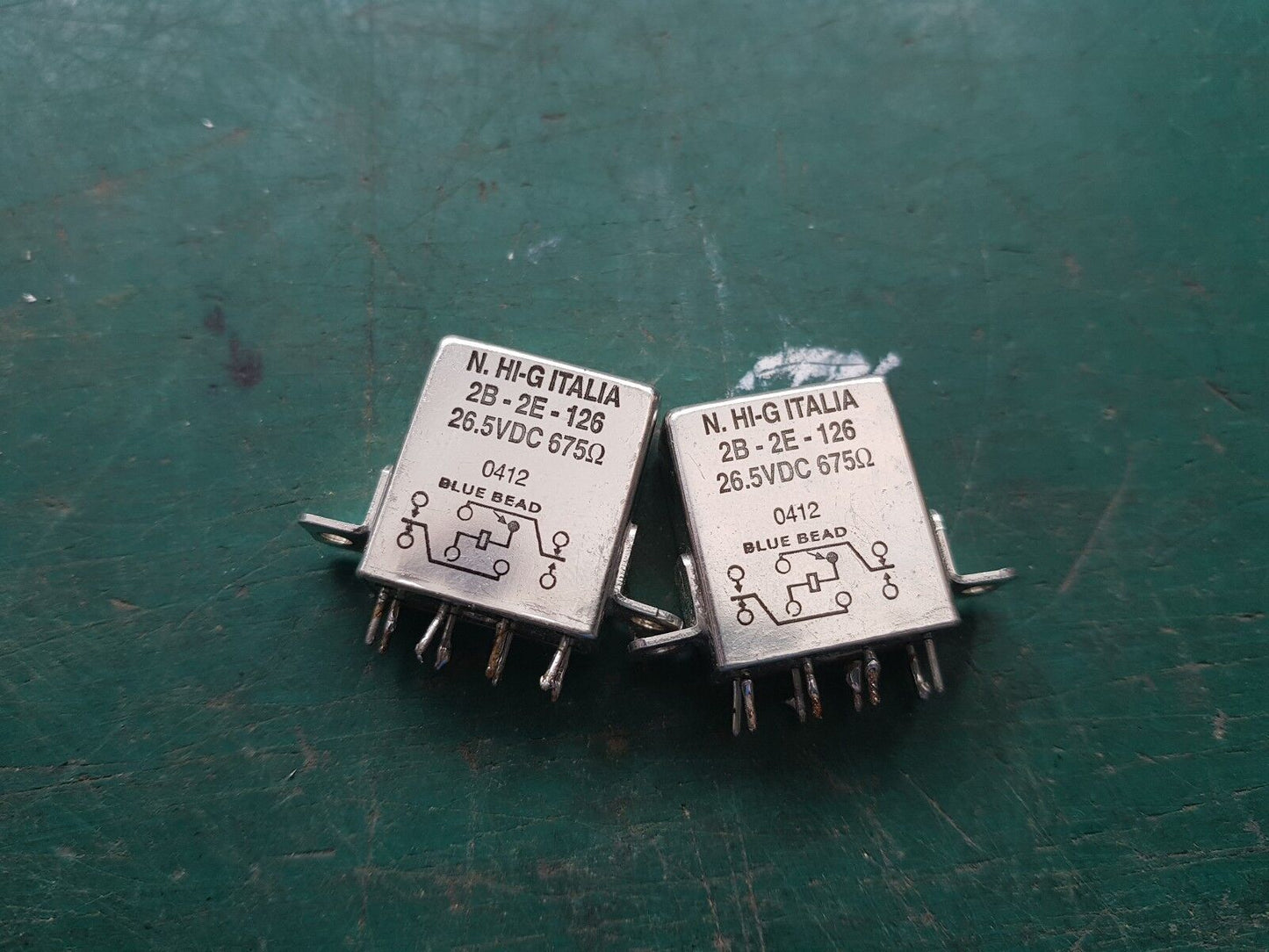 2PDT High Performance Relay Military Part High G 2B-2E-126