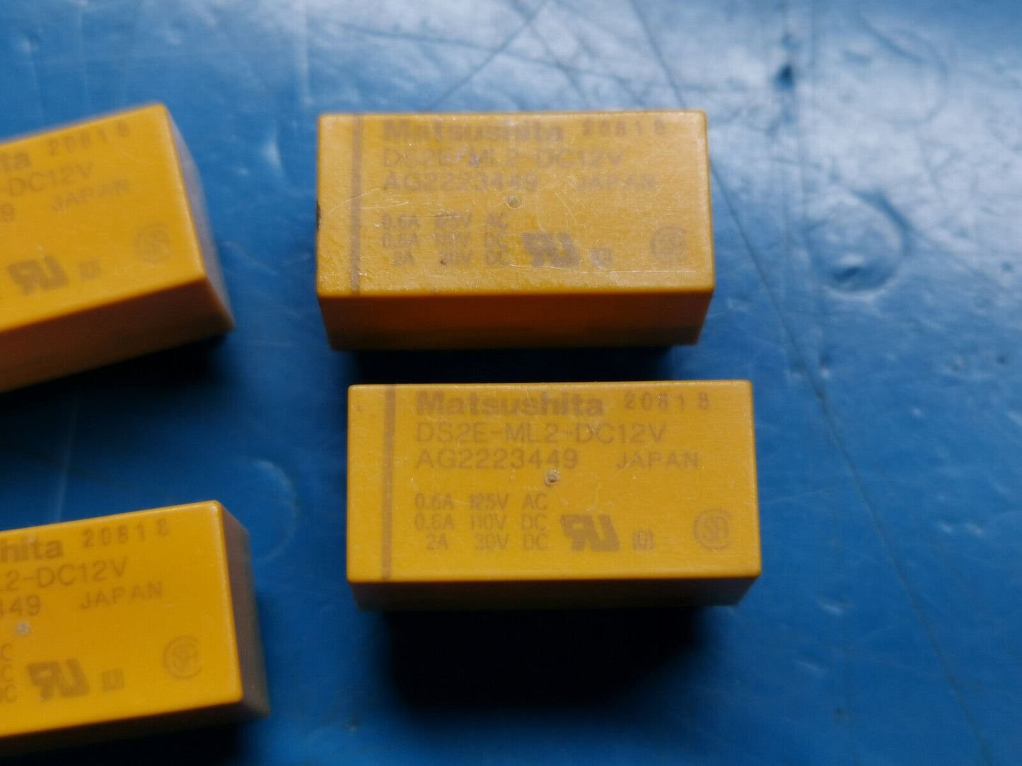 4pcs Latching 2 Coil Relay DS2E-ML2-DC12V Genuine Panasonic Latching Relay