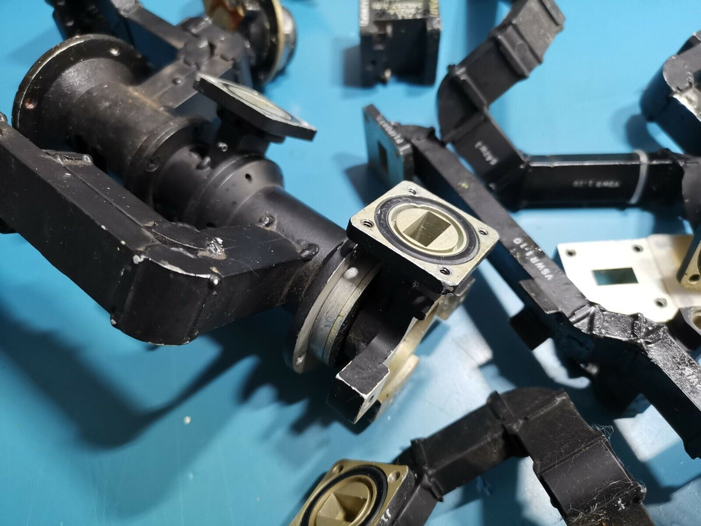 Various RF Wave Guide Tubes With 2 Rotating Wave Guide Modules
