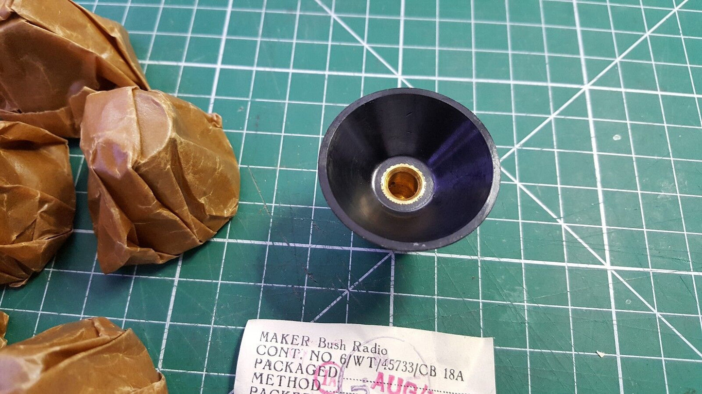 8pcs Vintage Bush Radio Knob AUG 1956  10AK 162  6mm shaft