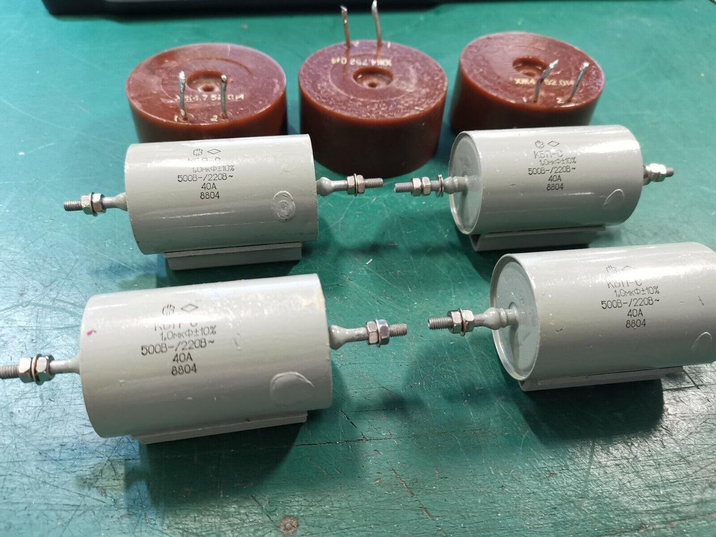 Russian RF Transmitter Power Supply Filtering Parts Capacitor and Inductor
