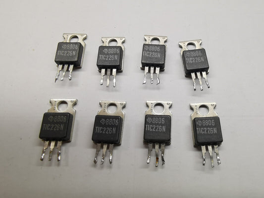 8pcs Genuine TIC226N Triac TI Brand