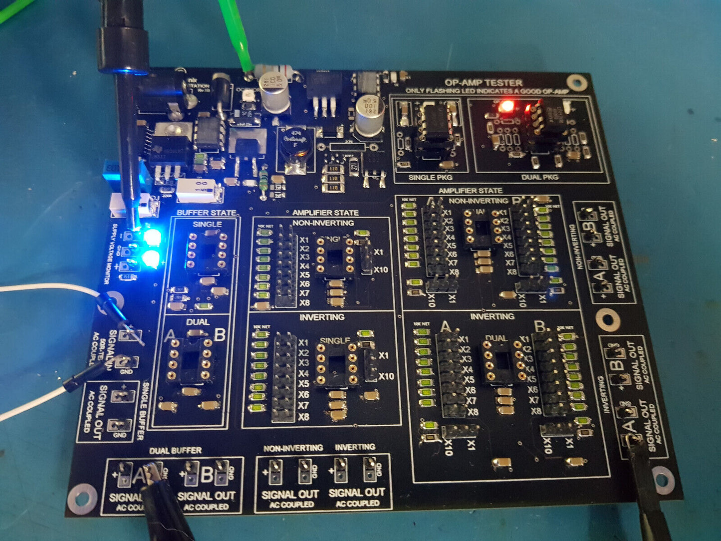 Op Amp Tester OT15S Buffer Testing Inverting And Non Inverting Amplifier Testing