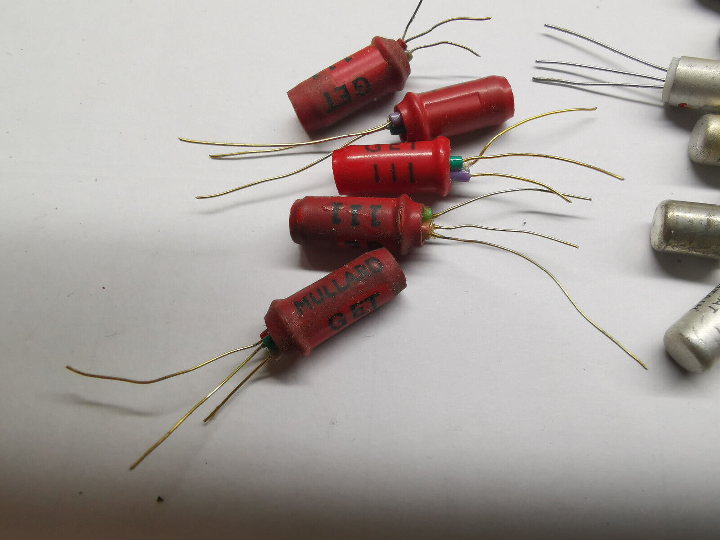 Vintage Mullard GET111 BCZ11 OC205 OC201 Transistor From Military Avionic OK