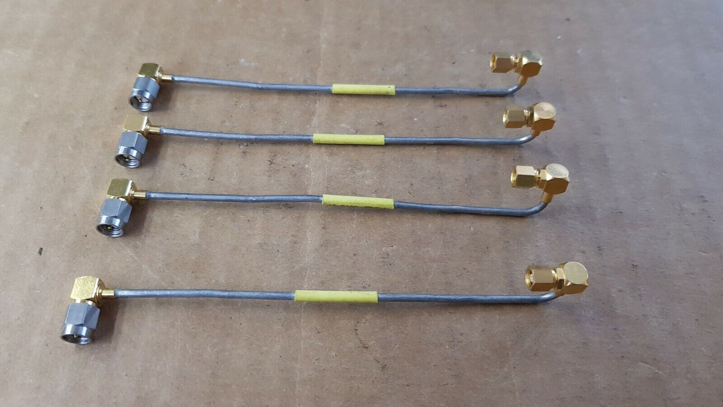 4pcs SMA Male Cable To Female SMC Connectors  Rigid  Cable