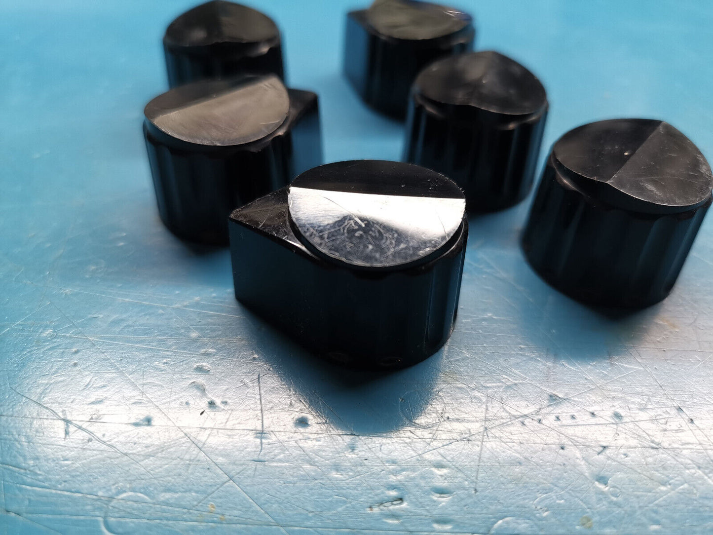 6pcs Ritel Rotary Switch Knob Arrow Knob 6mm Shaft