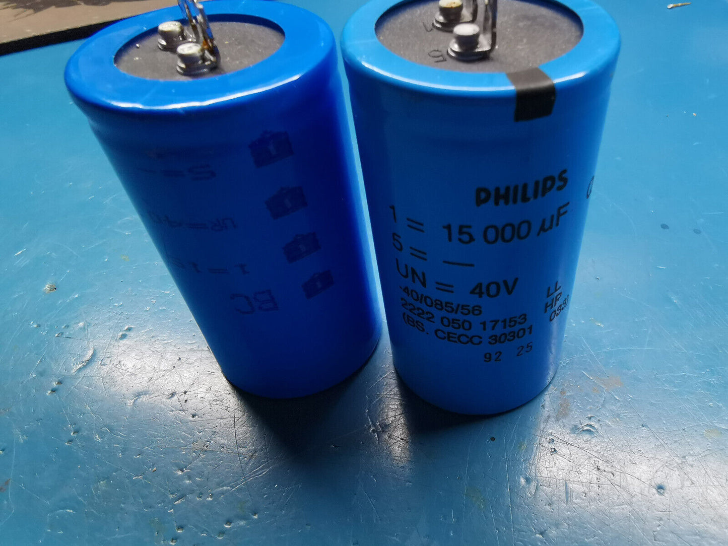 2pcs 15000uF 40v Capacitor High Current Philips And Vishay