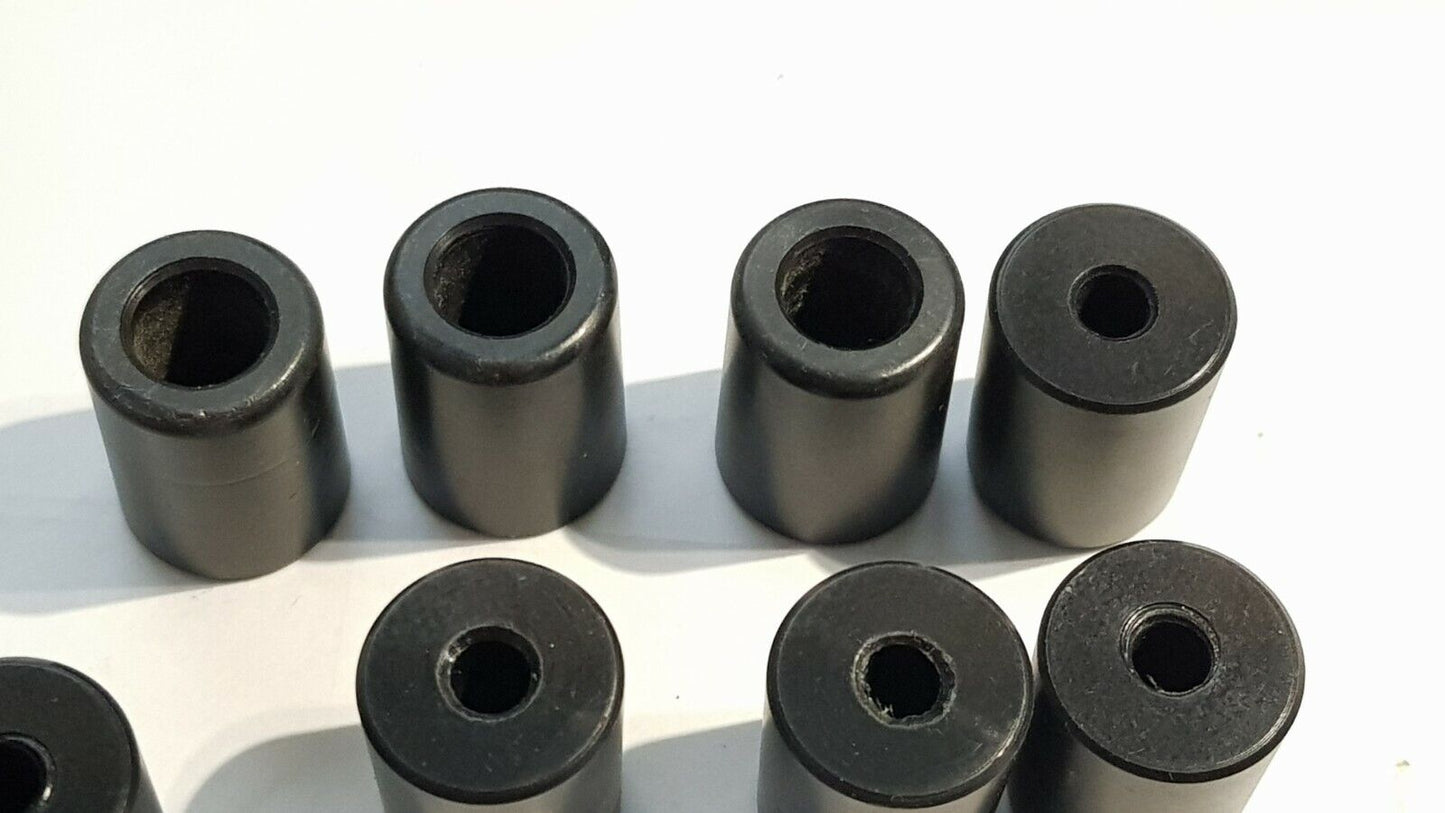 Electronic Project Enclosure Bumper Feet Plastic 20mm x 15mm Round  Black