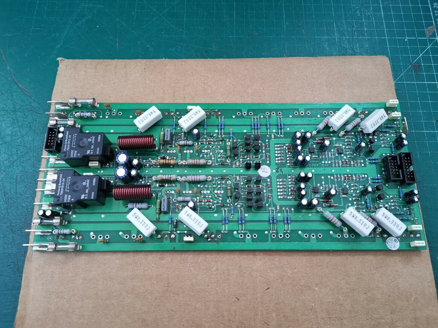 AV Digital 2XV200 Variodyn D1 Power Amplifier Board Missing Transistors