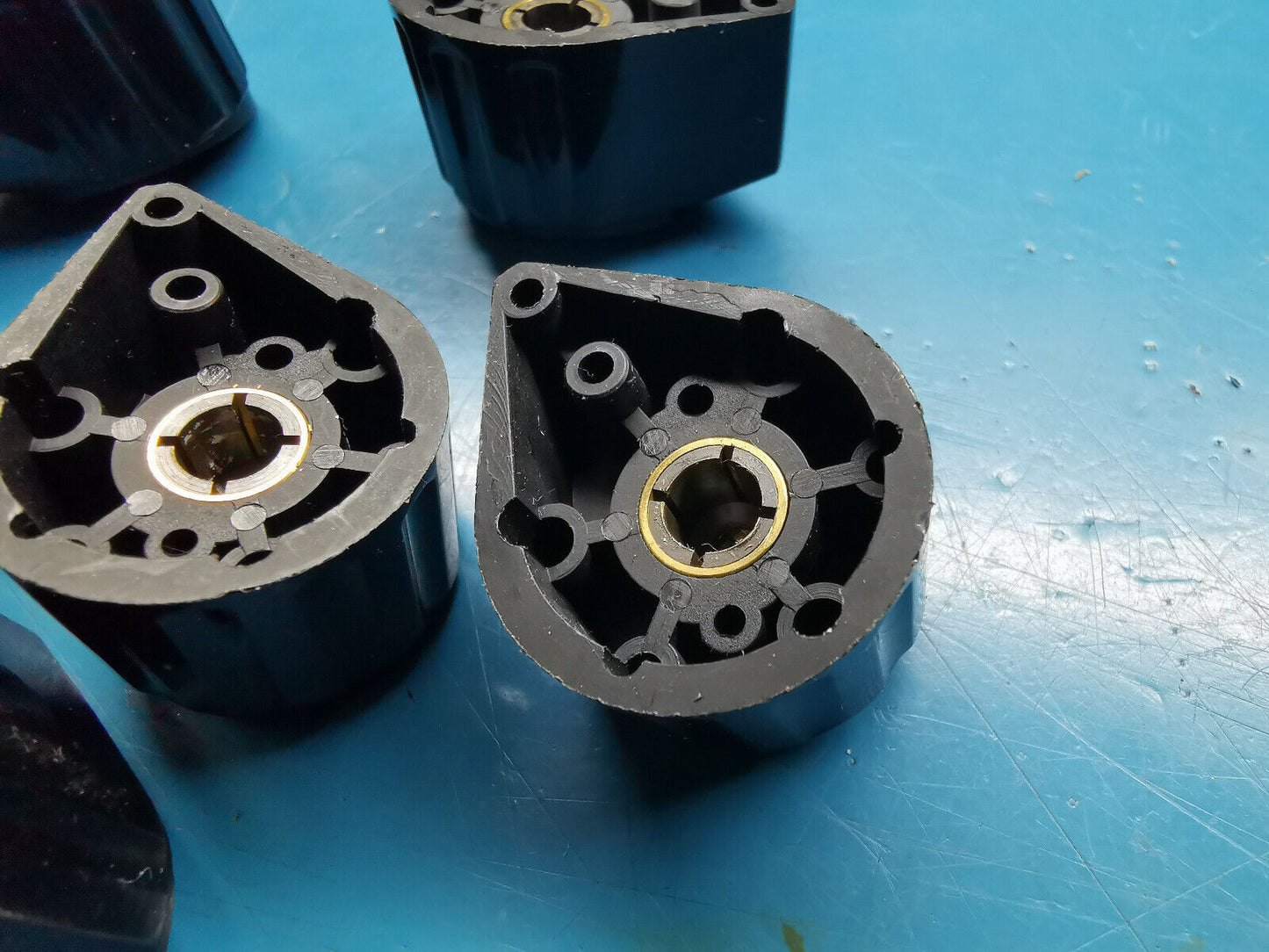 6pcs Ritel Rotary Switch Knob Arrow Knob 6mm Shaft