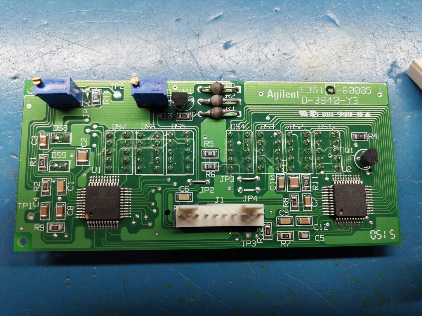 HP Agilent E3610A Power Supply Front Panel Display
