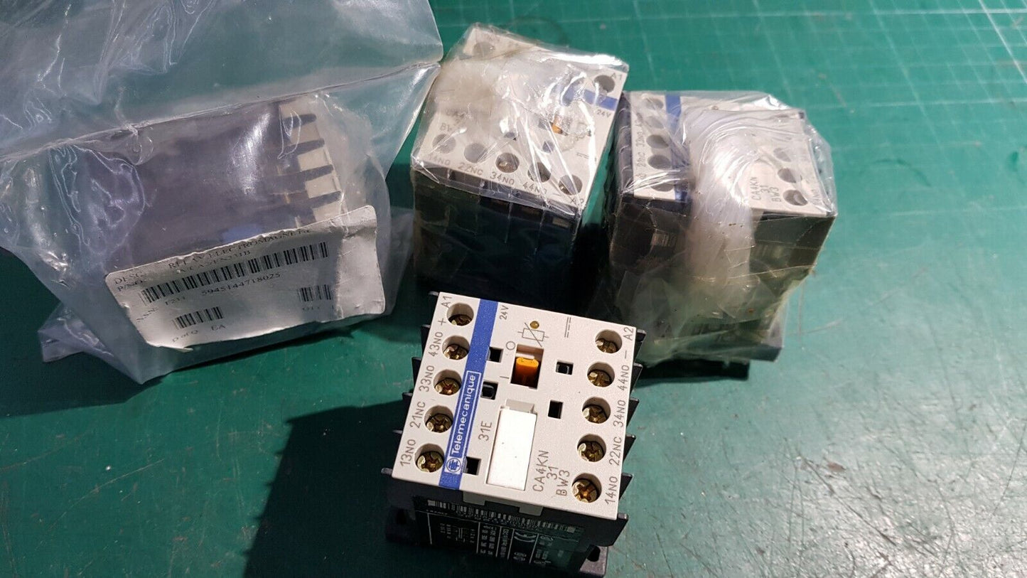 4pcs Control Relay CA4KN31BW3 3NO/NC 10 A