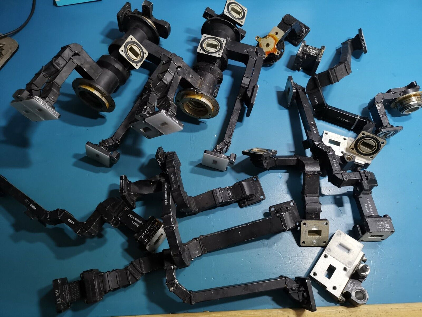 Various RF Wave Guide Tubes With 2 Rotating Wave Guide Modules