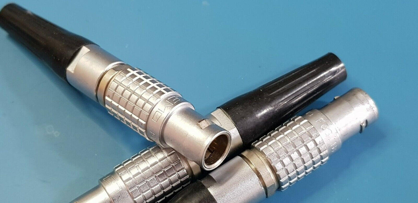 4pcs Lemo FGG 1B 6 Pin Male Connector