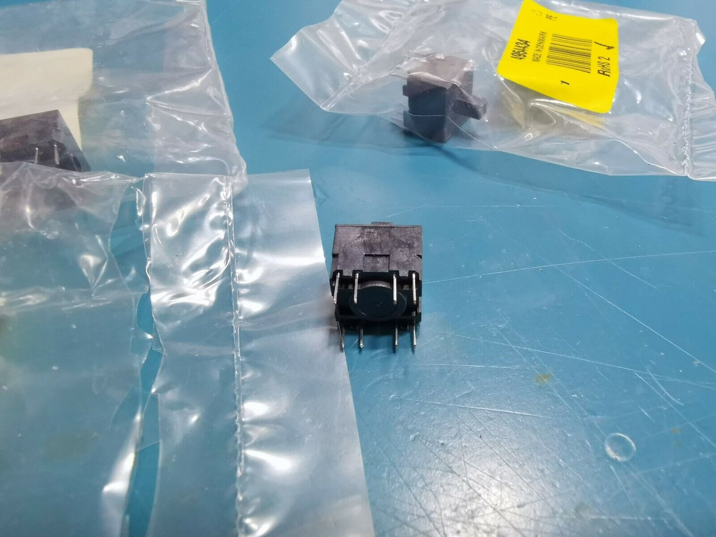 3pcs MEC DPDT Momentary Push Button Switches PCB Mount Made In Denmark