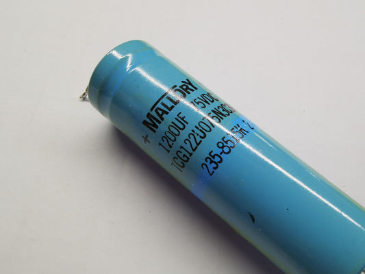 1200uF 75v Capacitor Genuine Mallory Axial