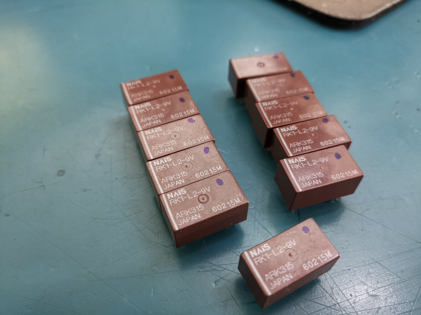 11pcs High Frequency RF Relays 1.5 GHz High Frequency 2 Coil Latching RK1-L2-9V